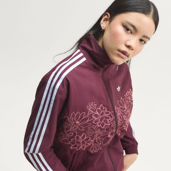 adidas — FLORAL GFX FIREBIRD LOOSE TRACK JACKET