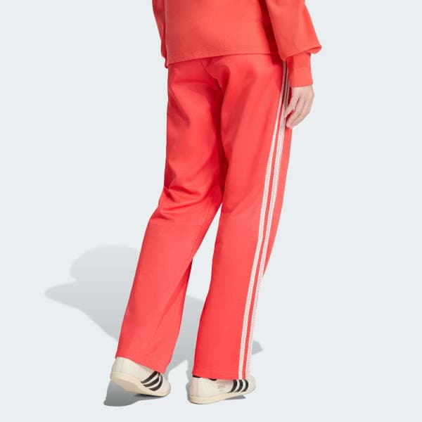 adidas — Firebird Track Pants with Knitted Crochet Details