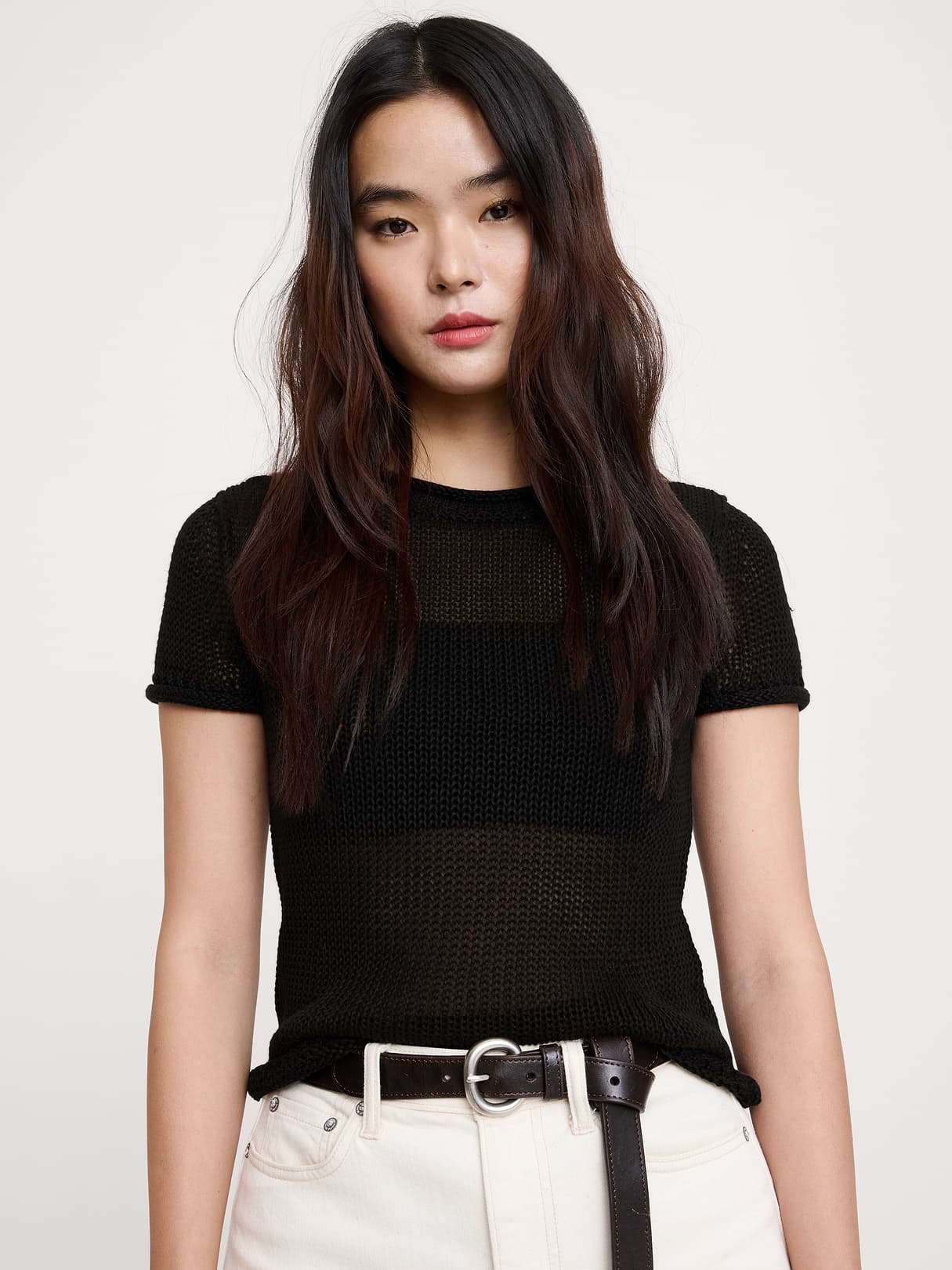 Banana Republic — Heirloom Linen Sweater Tee