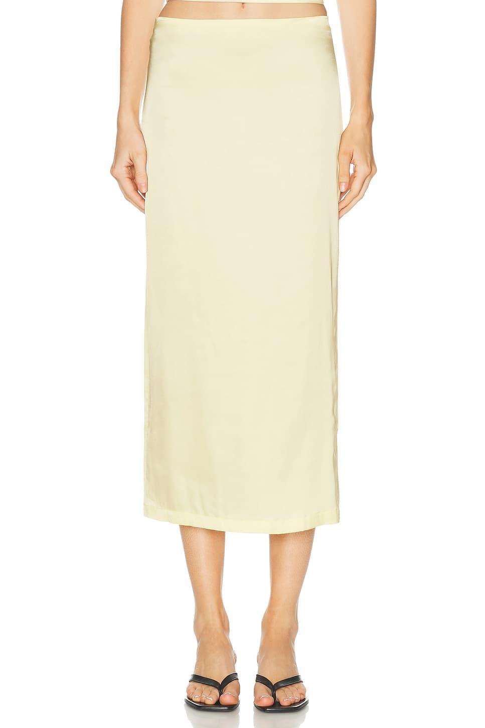Enza Costa — Lustre Column Skirt