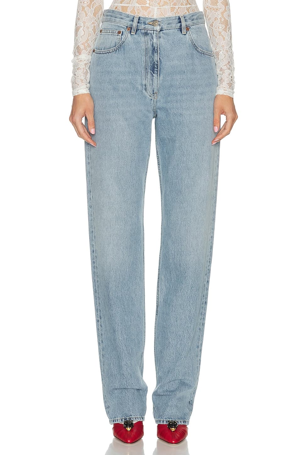 Valentino — 5 Tasche Straight Leg