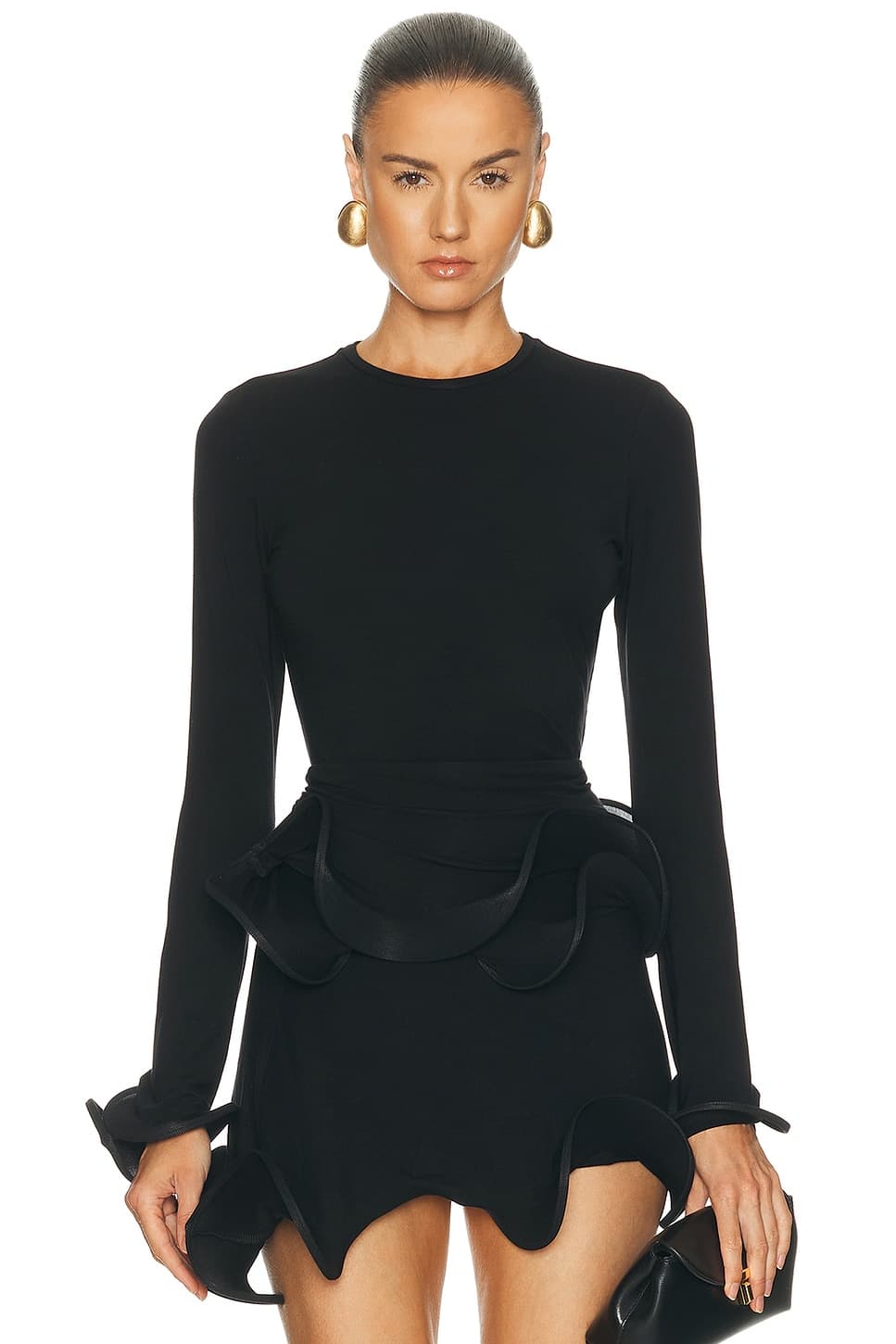 Sid Neigum — Wave Sleeve Bamboo Top