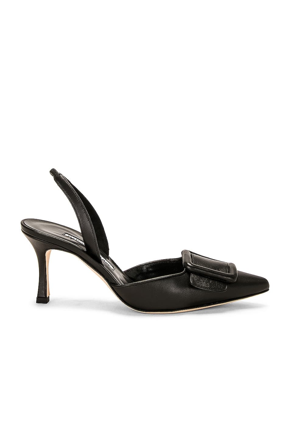 Manolo Blahnik — Maysli 70 Nappa Slingback