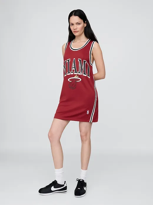 Gap — NBA New York Knicks Recycled Jersey Mini Dress