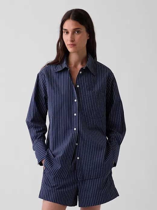 Gap — Organic Cotton Poplin Big Shirt