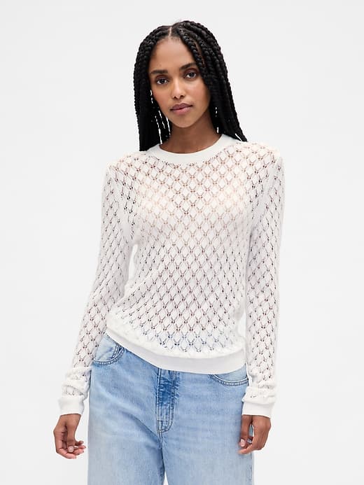 Gap — Pointelle Sweater