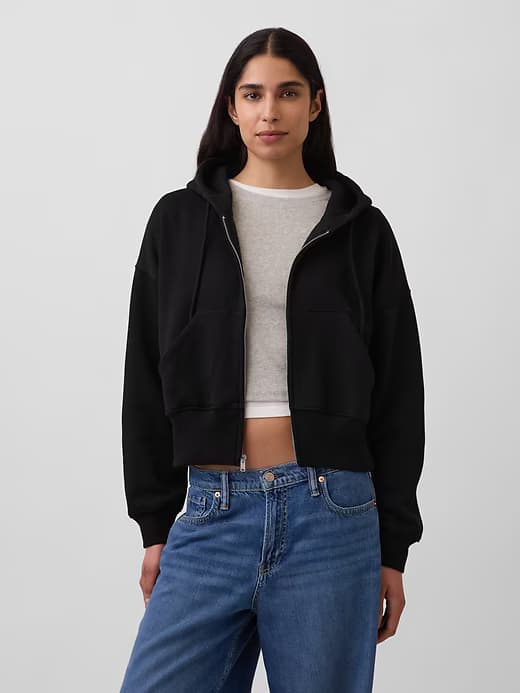 Gap — VintageSoft Wedge Zip Hoodie