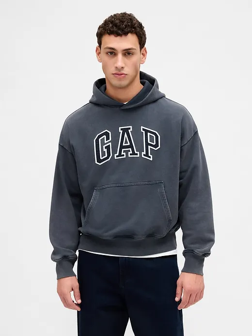Gap — Adult Heavyweight Oversized Logo Hoodie