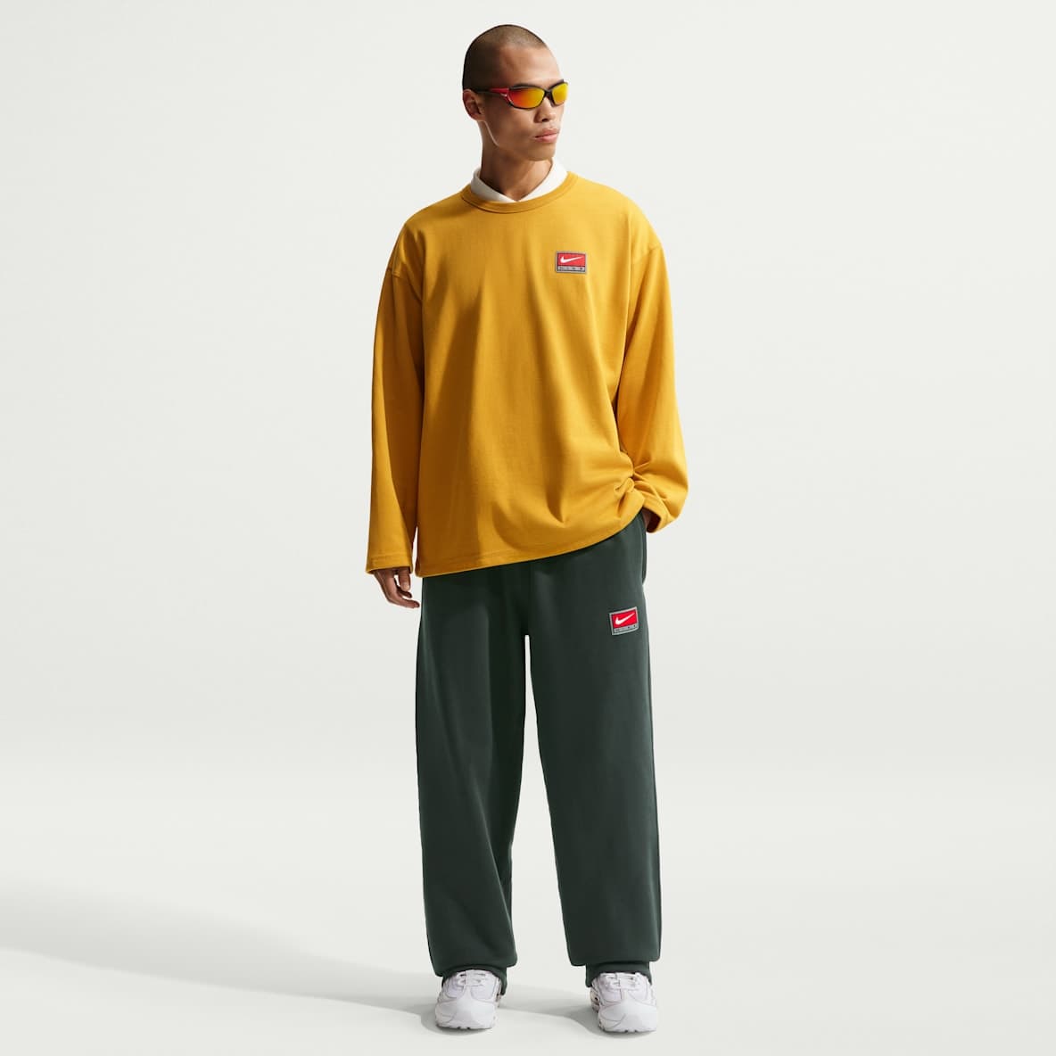 Nike — Nike Solo Swoosh Men's Fleece Open Hem Pants