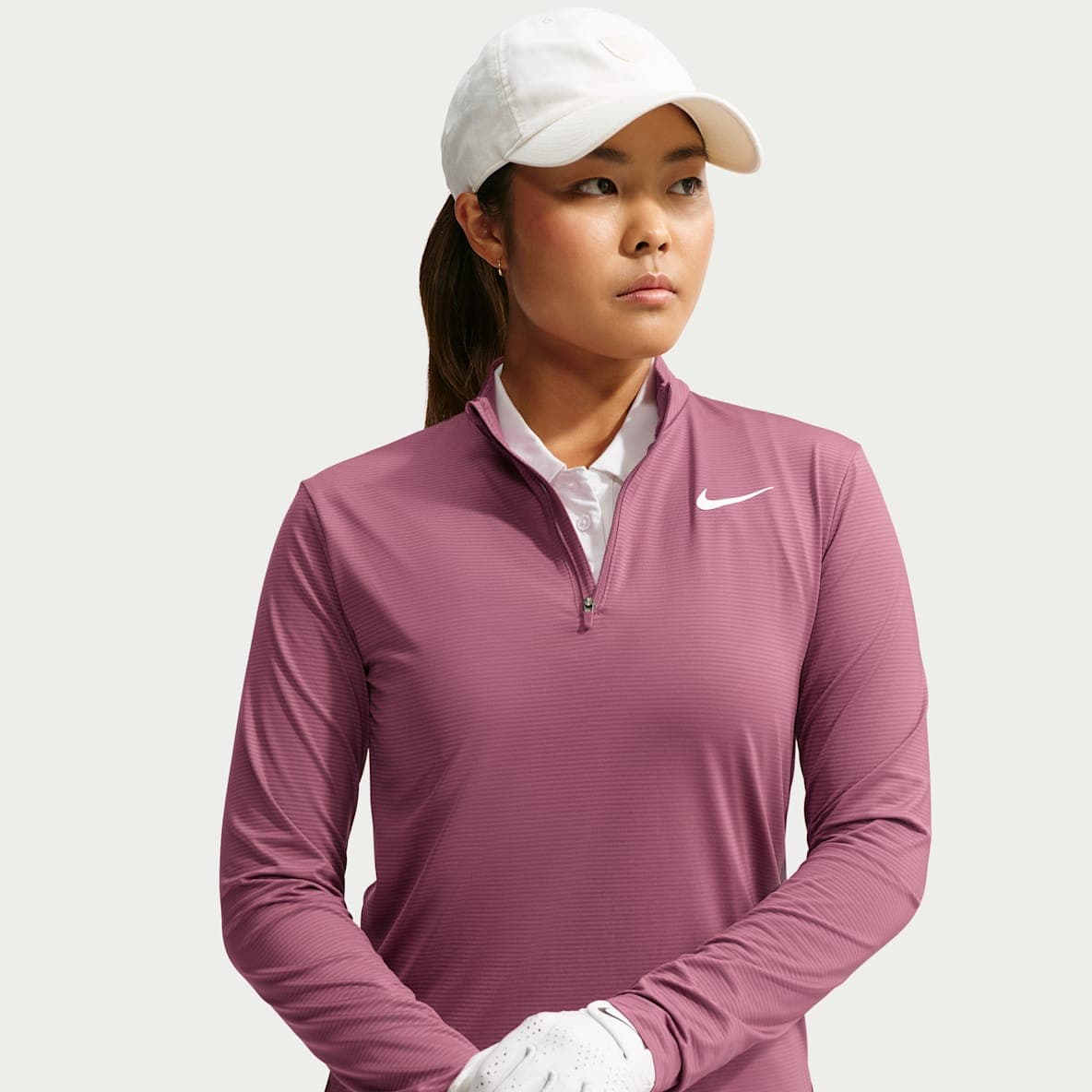 Nike — Nike Victory Women'S Dri Fit 1 4 Zip Golf Top