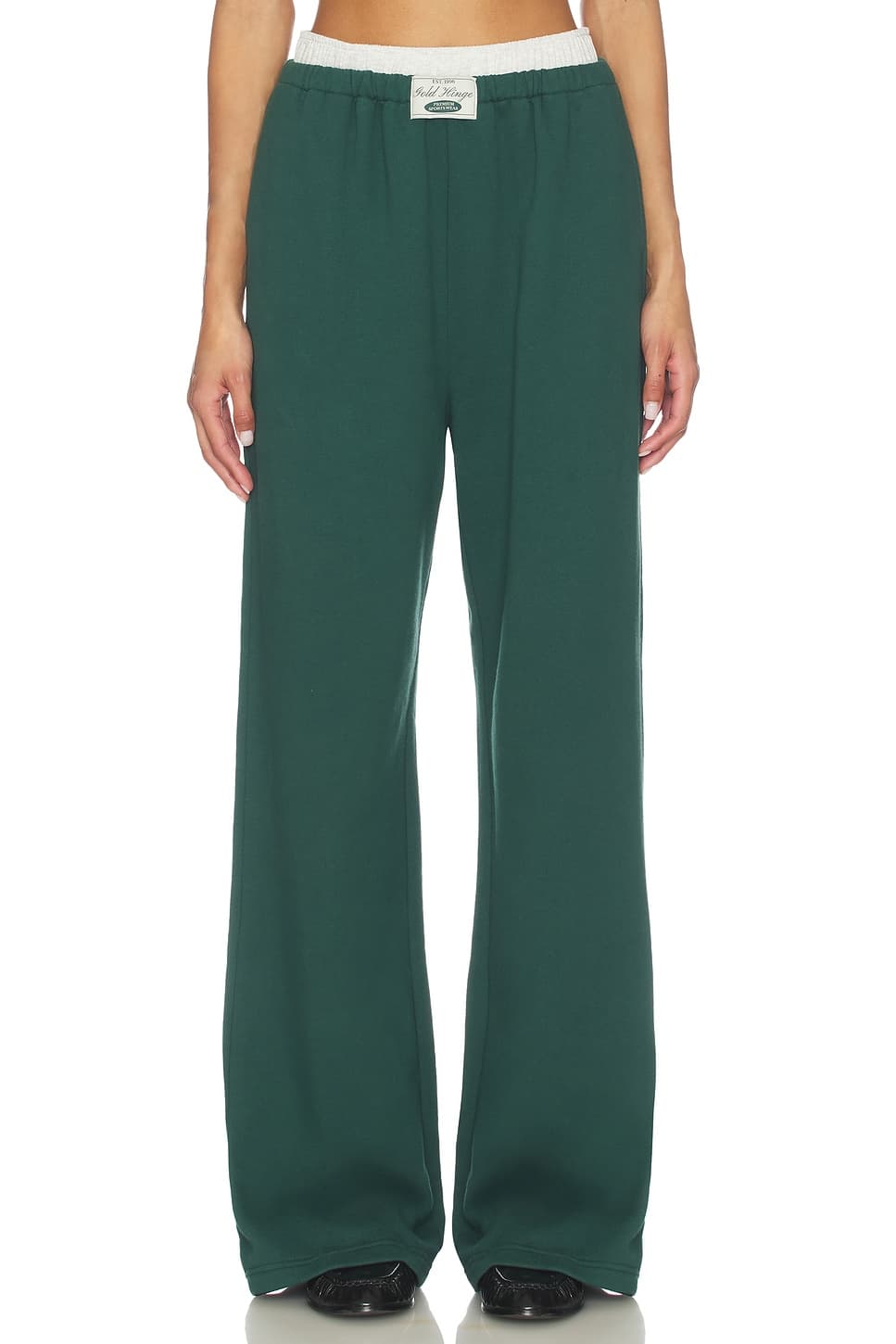 Gold Hinge — СПОРТИВНЫЕ ШТАНЫ КЛЕШ WIDE LEG SWEATPANT
