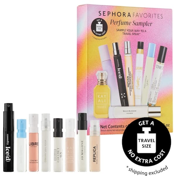 Sephora Favorites — Summer Scents Travel Spray Perfume Sampler Set w/ Redeemable Voucher