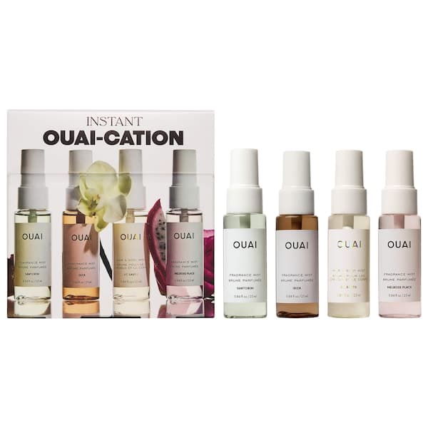 OUAI — Mini St. Barts, Ibiza, Santorini & Melrose Hair & Body Mist Set