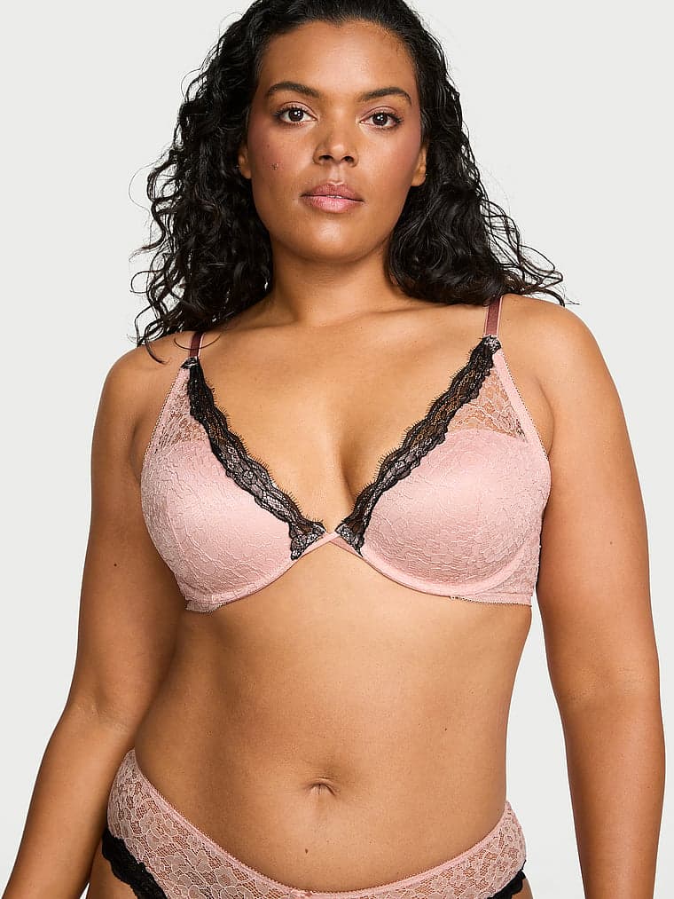 Victoria's Secret — Tease Lace Lightly Lined Plunge Bra