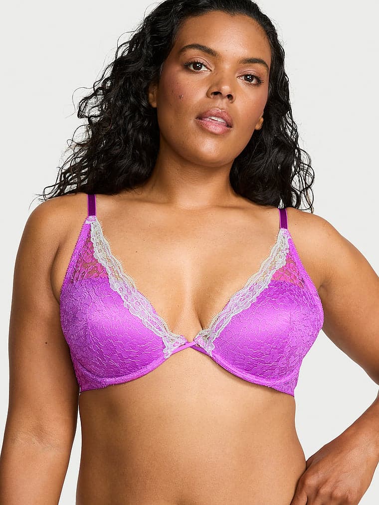 Victoria's Secret — Tease Lace Lightly Lined Plunge Bra