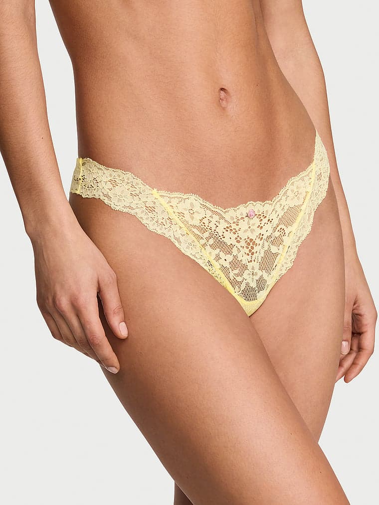 Victoria's Secret — Lace Thong Panty